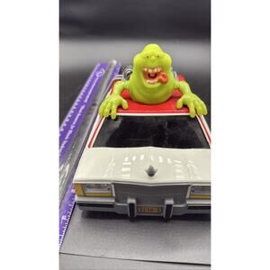 Ghostbusters 2016 Mattel Ecto-1 Light Up Car with Slimer Figure Toy 203